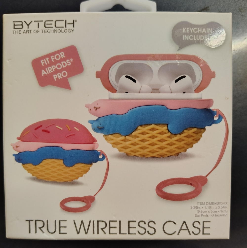 NWT Pink/Blue Ice Cream AirPods Pro Case